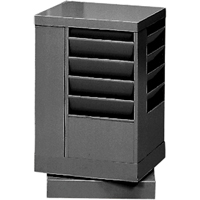 Pr&eacute;sentoirs, Rotatif, 20 fentes, Acier, 14-1/8" la x 14-1/8" p x 21-1/4" h Seaboard Timber Mart