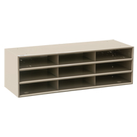 Data Organizers, Stationary, 15 Slots, Steel, 33-3/4" W x 11 5/8" D x 17 3/4" H Seaboard Timber Mart