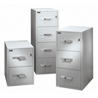 Fire Resistant Filing Cabinets, Steel, 2 Drawers, 19-3/4" W x 31" D x 28" H, Beige Seaboard Timber Mart