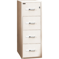 Fire Resistant Filing Cabinets, Steel, 4 Drawers, 19-3/4" W x 31" D x 54" H, Beige Seaboard Timber Mart