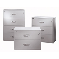 Fire Resistant Filing Cabinets, Steel, 4 Drawers, 38-3/4" W x 23-1/2" D x 55" H, Black Seaboard Timber Mart