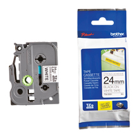 Laminated Industrial Tape, 24 mm x 13', Black on White Seaboard Timber Mart