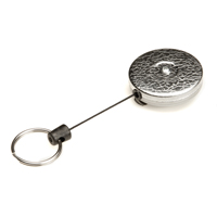 D&eacute;rouleurs autor&eacute;tractables originaux #485-HDK, Chrome, C&acirc;ble 48", Fixation Agrafe de ceinture Seaboard Timber Mart