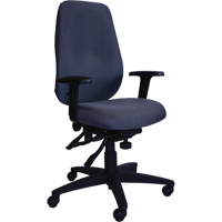 Chaises ergonomiques de s&eacute;rie petite Cierra, Tissu, Gris, Capacit&eacute; 300 lb Seaboard Timber Mart