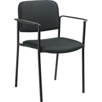 Stacking Chairs, Fabric, 32" High, 300 lbs. Capacity, Charcoal Seaboard Timber Mart