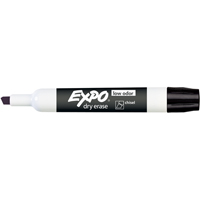 Expo&reg; Whiteboard Marker - Black, Black, Chisel Tip Seaboard Timber Mart