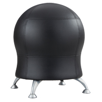 Zenergy Ball Chair, Vinyl, Black, 250 lbs. Capacity Seaboard Timber Mart