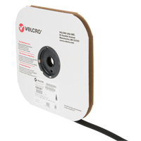 Ruban d'attaches, Crochet, 25 vg x 3/4", Cousu, Noir Seaboard Timber Mart