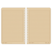 Side-Spiral Notebook, Soft Cover, Tan, 64 Pages, 4-5/8" W x 7" L Seaboard Timber Mart