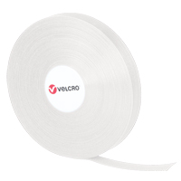 Attaches QWIK, Boucle et crochet, 25 vg x 3/4", Auto-aggripant, Blanc Seaboard Timber Mart