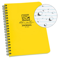 Side-Spiral Notebook, Soft Cover, Yellow, 64 Pages, 4-5/8" W x 7" L Seaboard Timber Mart
