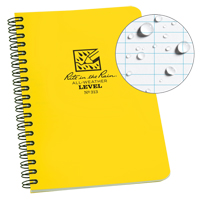 Side-Spiral Notebook, Soft Cover, Yellow, 64 Pages, 4-5/8" W x 7" L Seaboard Timber Mart