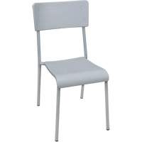 Chaises empilables Ventura, Polypropyl&egrave;ne, Hauteur 36", Capacit&eacute; 300 lb, Gris Seaboard Timber Mart