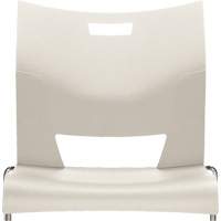Duet Armless Training Chair, Plastic, 33-1/4" High, 350 lbs. Capacity, White Seaboard Timber Mart