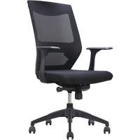 Activ Series Synchro-Tilt Office Chair, Fabric/Mesh, Black, 275 lbs. Capacity Seaboard Timber Mart