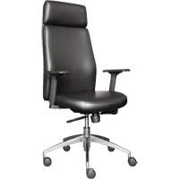 Activ Series High Back Executive Chair, Polyurethane/Vinyl, Black, 275 lbs. Capacity Seaboard Timber Mart