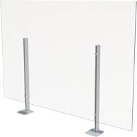 Surface Mount Sneeze Guard, 36" W x 36" H Seaboard Timber Mart