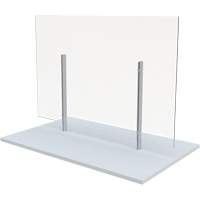 Freestanding Board Mount Sneeze Guard, 36" W x 36" H Seaboard Timber Mart