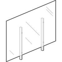 Sneeze Guard, 48" W x 36" H Seaboard Timber Mart