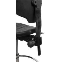 Heavy-Duty Ergonomic Stool, Stationary, Adjustable, 39” - 48”, Polyurethane Seat, Black Seaboard Timber Mart