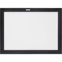 Black MDF Frame Whiteboard, Dry-Erase/Magnetic, 24" W x 18" H Seaboard Timber Mart