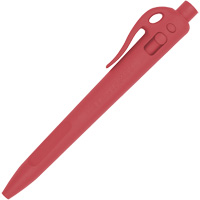 Stylo &agrave; bille d&eacute;tectable avec agrafe, Rouge, 1 mm, R&eacute;tractable Seaboard Timber Mart