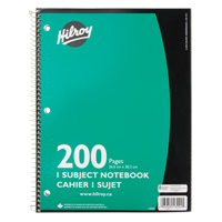 1 Subject Spiral Notebook Seaboard Timber Mart