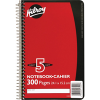 5 Subject Spiral Notebook Seaboard Timber Mart