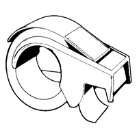 Hand Tape Dispenser, Standard Duty, Fits Tape Width Of 50.8 mm (2") Seaboard Timber Mart