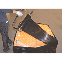 Stretch Wrap, 80 Gauge (20.3 micrometers), 18" x 1000', Opaque Black Seaboard Timber Mart