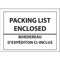 Pochettes pour bordereau d'exp&eacute;dition, 4" lo x 5" la, Style Insertion par l'arri&egrave;re Seaboard Timber Mart