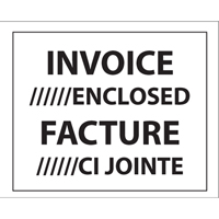 Pochettes pour bordereau d'exp&eacute;dition, 4" lo x 5" la, Style Insertion par l'arri&egrave;re Seaboard Timber Mart