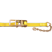 Ratchet Straps, Chain Anchor, 3" W x 30' L, 5400 lbs. (2450 kg) Working Load Limit Seaboard Timber Mart