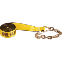 Winch Straps, Chain Anchor, 3" W x 30' L, 5400 lbs. (2450 kg) Working Load Limit Seaboard Timber Mart