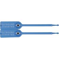 Gemini&reg; Tote Seals, 7-1/4", Plastic, Pull-Through Seaboard Timber Mart
