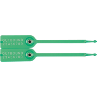 Gemini&reg; Tote Seals, 7-1/4", Plastic, Pull-Through Seaboard Timber Mart