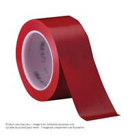 471 Vinyl Tape, 38 mm (1-1/2") W x 32.9 m (108') L, 5.3 mils, Red Seaboard Timber Mart