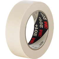 201+ General Use Masking Tape, 12 mm (1/2") x 55 m (180'), Tan Seaboard Timber Mart