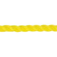 Corde jaune tress&eacute;e 3/8", Polypropyl&egrave;ne, 630' Seaboard Timber Mart