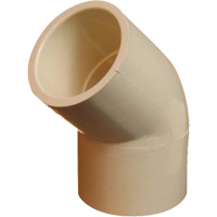 Raccord coude 45° Flowguard Gold, Standard, PVC-C, 1/2" Seaboard Timber Mart