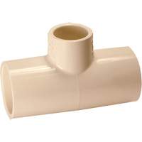 Flowguard Gold&reg; Tee Fitting, Reducing, CPVC, 3/4" x 3/4" x 1" Seaboard Timber Mart