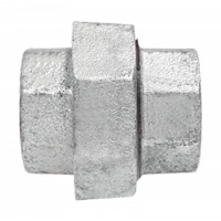 Union Pipe Fitting, 1/8", Galvanized Iron, FPT Seaboard Timber Mart