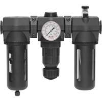 Filtre, d&eacute;tendeur & lubrificateur Modulair 400 avec drain manuel & bol standard, 3/4" NPTF Seaboard Timber Mart