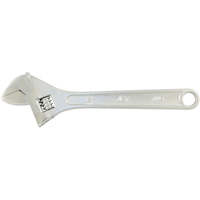 AW-12 Adjustable Wrench, 12" L, 1-1/2" Max Width, Chrome Seaboard Timber Mart