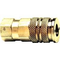 Automatic One-Handed Quick Disconnect, Brass, 1/4" x 3/8" Seaboard Timber Mart