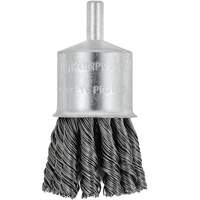 Shaft Mounted Knot Twisted End Brush, 1-1/8" Dia. x 1/4" Arbor Seaboard Timber Mart