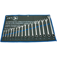 CWS-16M Raised Panel Wrench Set, Combination, 16 Pieces, Metric Seaboard Timber Mart