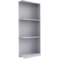 Interlok Shelving Unit, Steel, Boltless, 800 lbs. Capacity, 36" W x 88" H x 24" D Seaboard Timber Mart