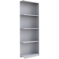 Interlok Shelving Unit, Steel, Boltless, 800 lbs. Capacity, 36" W x 100" H x 24" D Seaboard Timber Mart