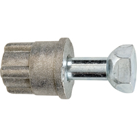 Pieds de nivellement pour &eacute;tag&egrave;re en treillis chromat&eacute; Seaboard Timber Mart